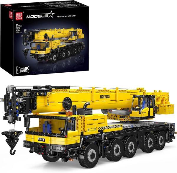 Mould King 17073 Mühendislik Kamyonu İnşaat Seti, Uzaktan Kumandalı - 3218 Parça - Image 1