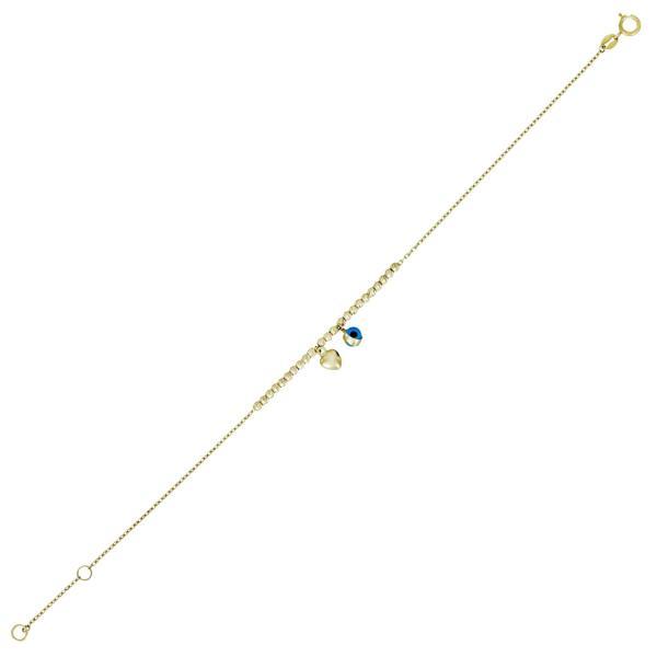 Altın Nazar Boncuklu Bileklik T075588 - Image 1