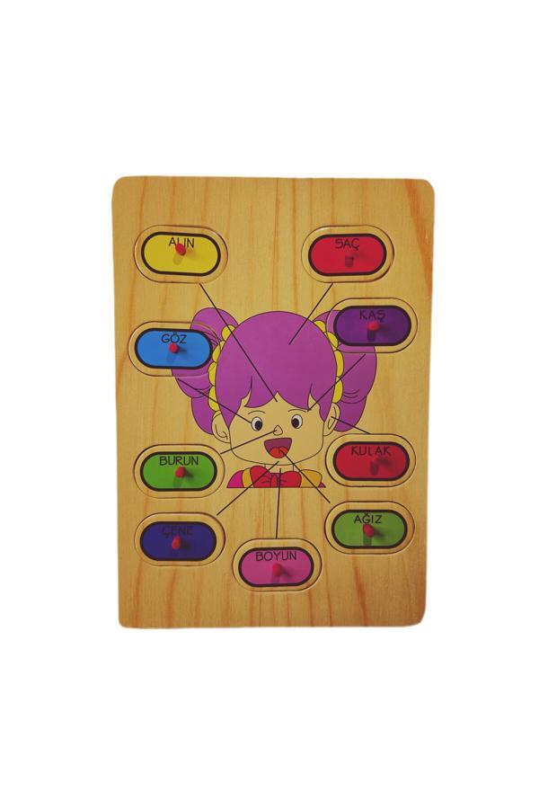 Sevimli Hayalet Yüzümü Öğreniyorum Tanıyorum Puzzle Aktivite Oyunu - Image 1