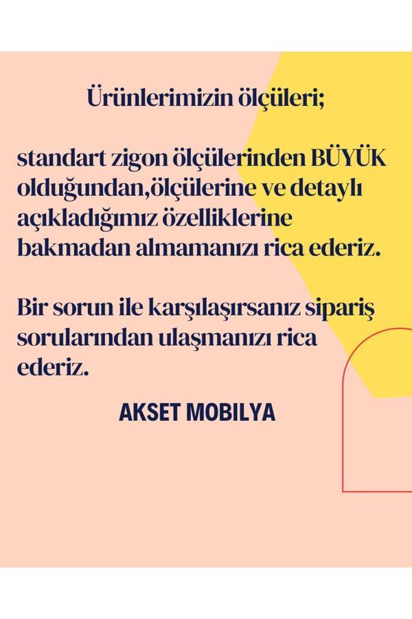 Akset 4Lü Lüx Zigon Sehpa Beyaz Mermer Full Beyaz - Image 1