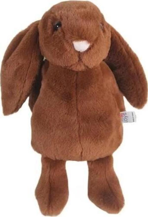 Dada Peluş Oyuncak Uyku Arkadaşı Tavşan Koyu Kahve 34 Cm DD-30323 - Image 1