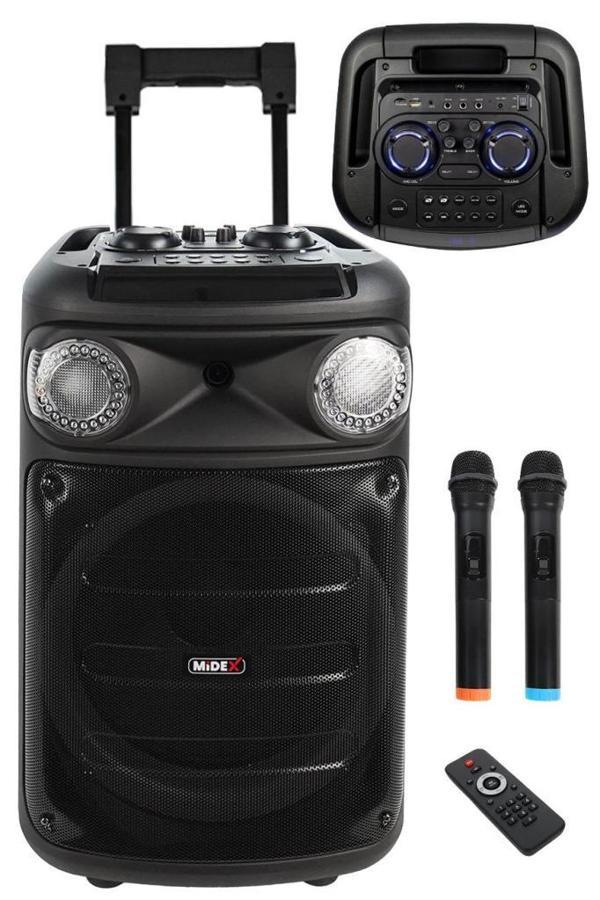 Midex 1100 Watt Ekholu Kablosuz Mikrofonlu Şarjlı Mevlüt Anfisi MXR-1100 (Bluetoth Usb) - Image 1