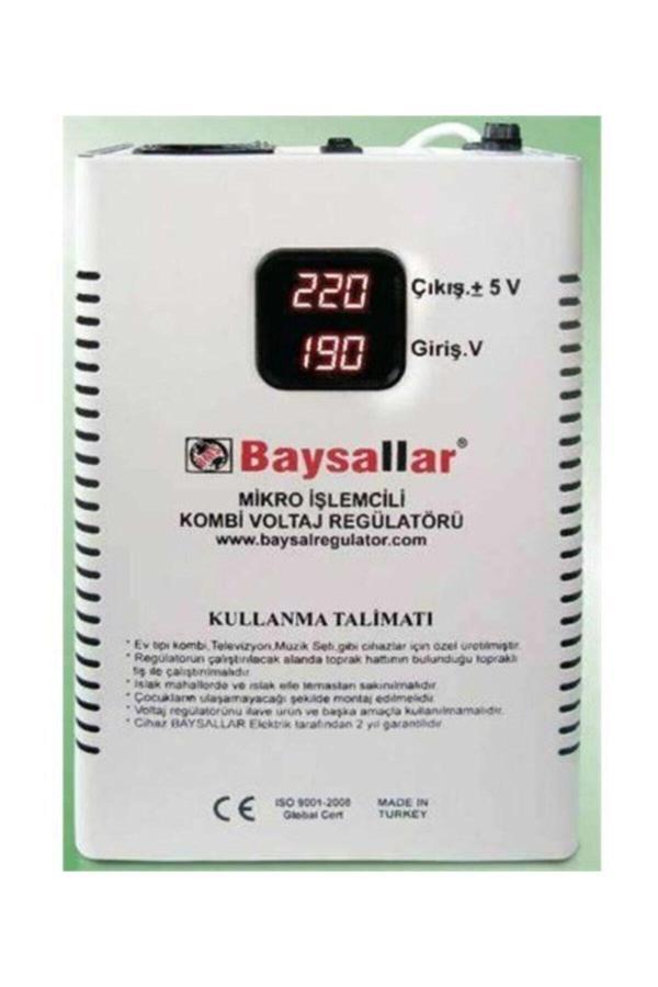 tekidealBaysallar Mikro Işlemcili Kombi Voltaj Regülatörü 500 Va - Image 1