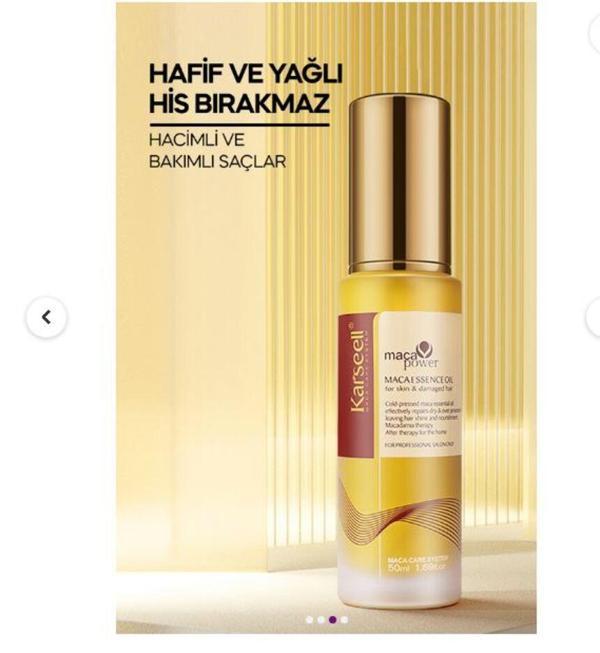 Karseell Argan Içerikli Saç Bakım Yağı 50 ml Maca Özü Saç Bakım Yağı Karsel - Image 1