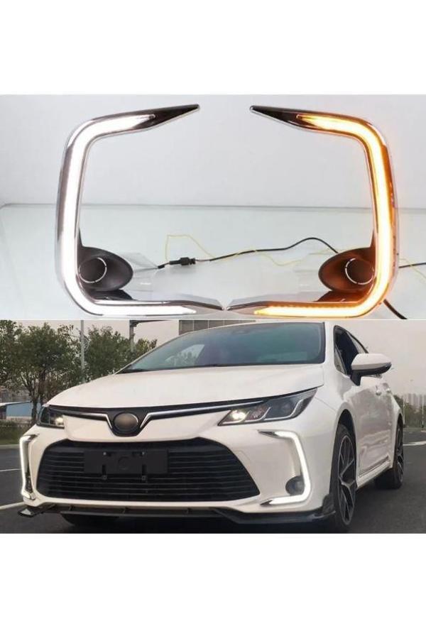 Toyota Corolla Sis Lambası Çerçevesi Led Tip 2019-2024 - Image 1