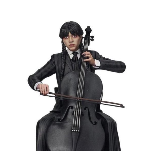 Wednesday (2022) - Wednesday with Cello and Thing Koleksiyon Figürü - Image 1