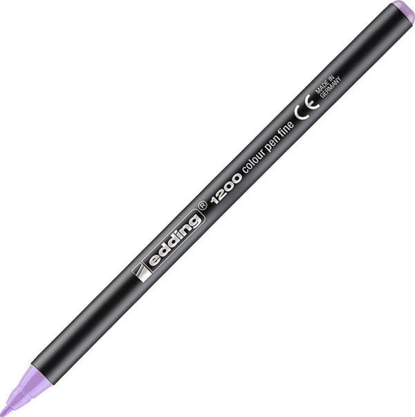 Edding 1200 İnce Uçlu Keçeli Kalem (Grafik Kalemi) 1.0Mm Koyu Lavanta (10 Lu Paket) - Image 1