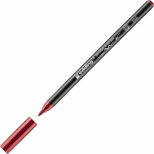 Edding 4200 Porselen Kalemi - Hobi Sanat Kalemi 1-4Mm Bordo (10 Lu Paket) - Image 1