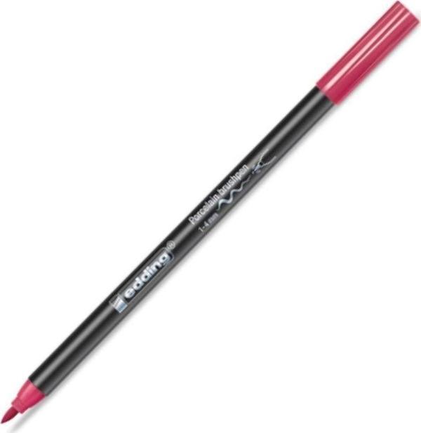 Edding 4200 Porselen Kalemi - Hobi Sanat Kalemi 1-4Mm Carmina Kırmızısı (10 Lu Paket) - Image 1