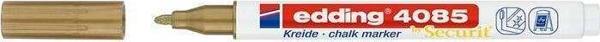Edding Cam Kalemi 4085 Likit Tebeşir Kalemi (Sıvı Tebeşir) 1-2Mm Altın (10 Lu Paket) - Image 1