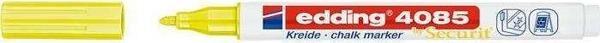 Edding Cam Kalemi 4085 Likit Tebeşir Kalemi (Sıvı Tebeşir) 1-2Mm Fosforlu Sarı (10 Lu Paket) - Image 1