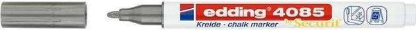 Edding Cam Kalemi 4085 Likit Tebeşir Kalemi (Sıvı Tebeşir) 1-2Mm Gümüş (10 Lu Paket) - Image 1