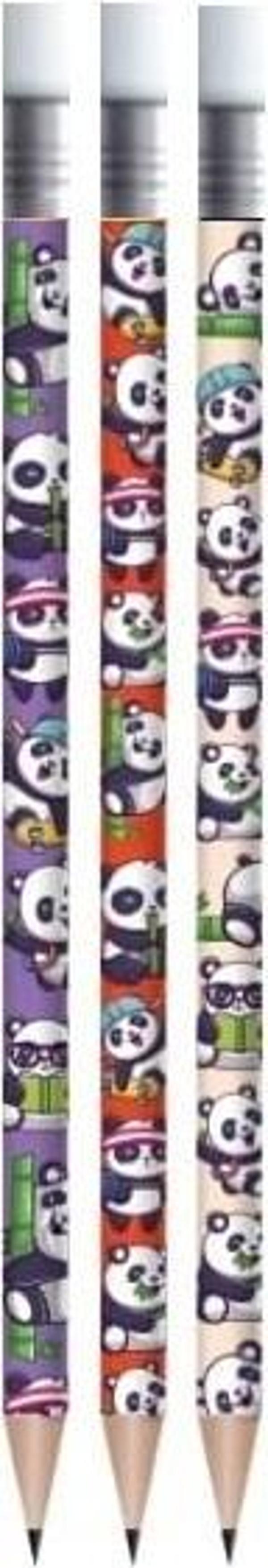 Fatih Kurşun Kalem Panda Kids Silgili 17810 (144 Lü Paket) - Image 1