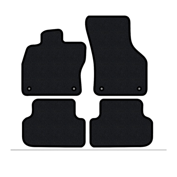 BMW 1 Serisi E87 2005-2011 Lüks Halı Paspas Siyah - Image 1