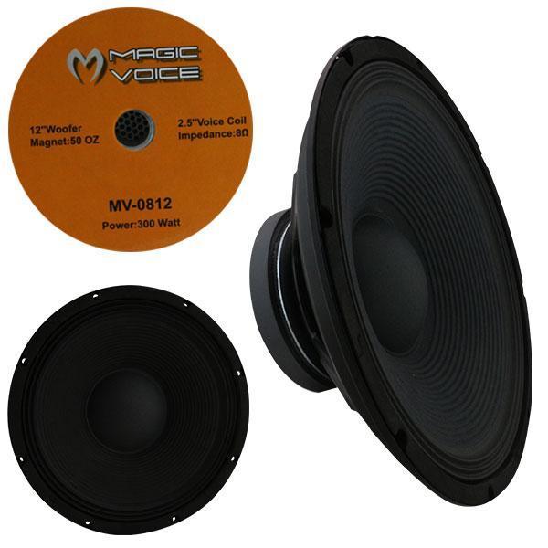 Magicvoice MV-0812 30 Cm 400 Watt 8 Ohm Yedek Hoparlör MV-3412 İçin - Image 1