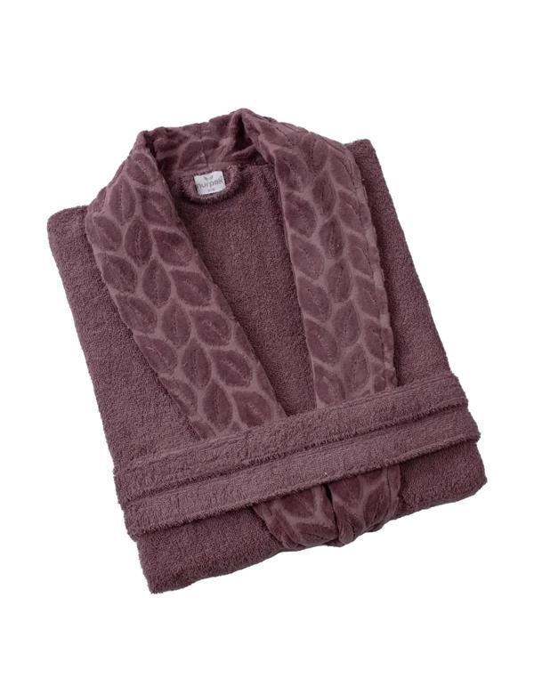 Nurpak Battal Boy Tek Bornoz Şalyaka-Hazal Mürdüm (Beden 2XL-3XL) - Image 1