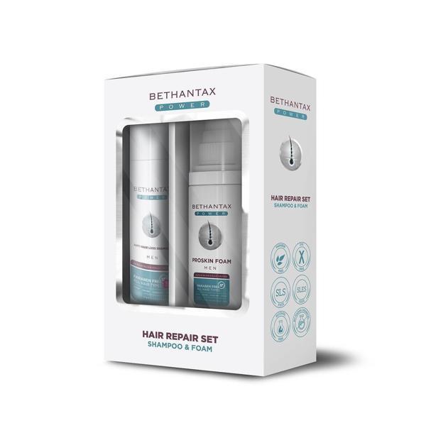 Bethantax Power Anti Hair Loss Shampoo & Care Foam - Image 1