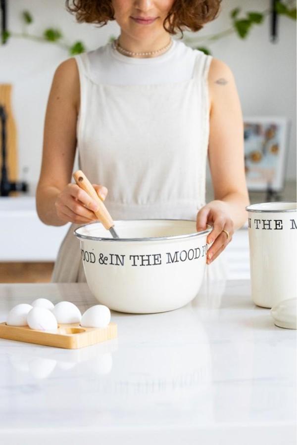 Mien 22 Cm Emaye Karıştırma Kabı 1005B - Image 1