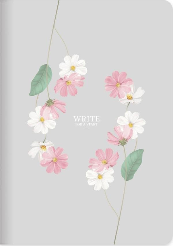 Keskin Color Defter A5 96 Yaprak Çizgili Sert Kapak Start Gri Not Defteri 410391-99 - Image 1