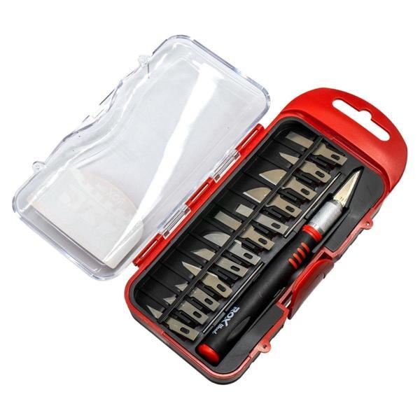 ROX WOOD HOBİ AHŞAP & MAKET OYMA SETİ 15 PARÇA - Image 1