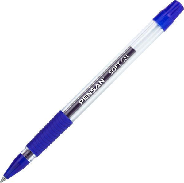Pensan Tükenmez Kalem Soft Gel 0,7 Mm Mavi 2400 (12 Li Paket) - Image 1
