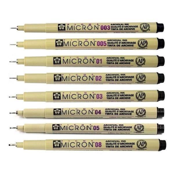 Supertrend Pigma Micron Çizim Kalemi Seti 8'li - Image 1