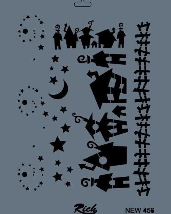 Supertrend Stencil Boyama Şablonu 25x35 cm. NEW-456 - Image 1