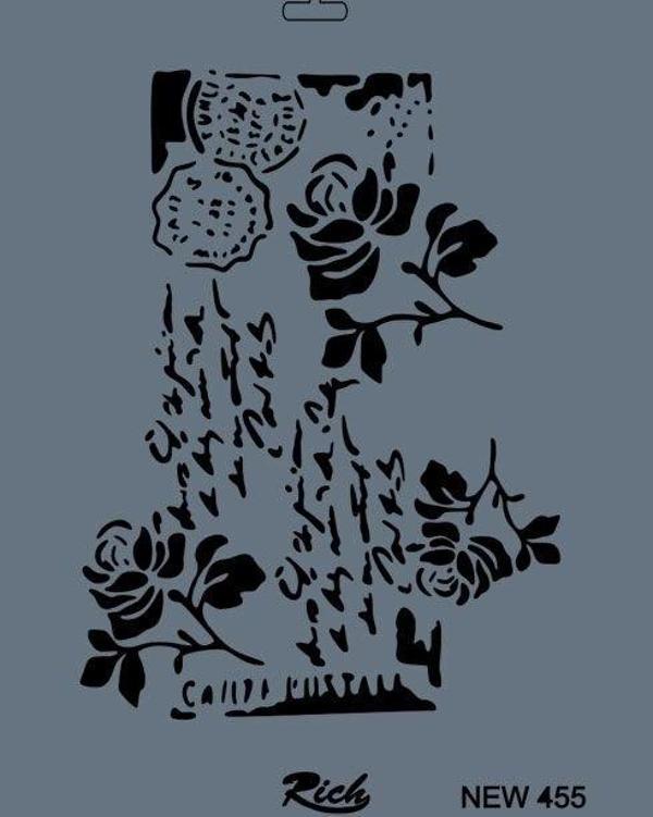 Supertrend Stencil Boyama Şablonu 25x35 cm. NEW-455 - Image 1