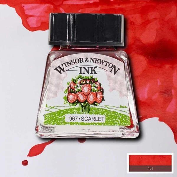 Supertrend Drawing Ink Çizim Mürekkebi 14 ml. 601 Scarlet - Image 1