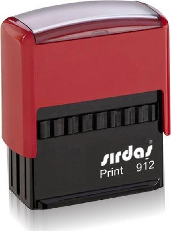 Sırdaş Standart Boş Kaşe Otomatik 19X51 Mm Kırmızı Keçeli 912 - Image 1