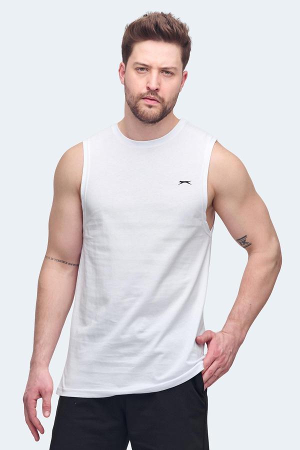 Slazenger VIZON Erkek  Beyaz Atlet - Image 1