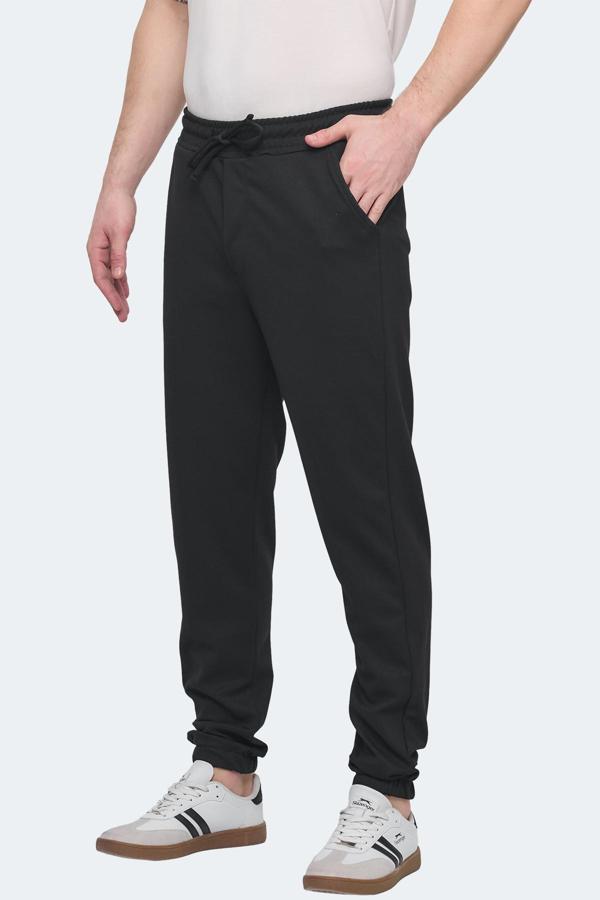 Slazenger NESKE I Erkek Cepli Siyah Eşofman Altı - Image 1