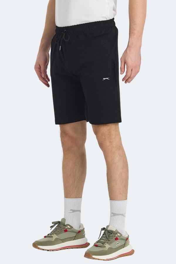 Slazenger KETUT Erkek Cepli Fıtness Siyah Şort - Image 1