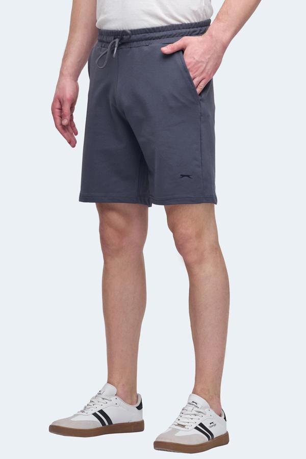 Slazenger VARDAH Erkek Cepli Koyu Gri Şort - Image 1