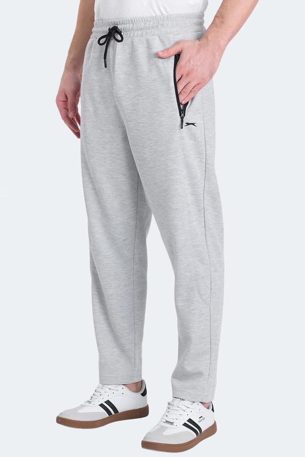 Slazenger KALINA IN Erkek Fermuar Cepli Gri Eşofman Altı - Image 1