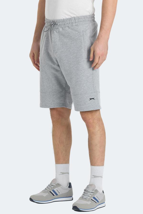Slazenger NORA Erkek Cepli Gri Şort - Image 1