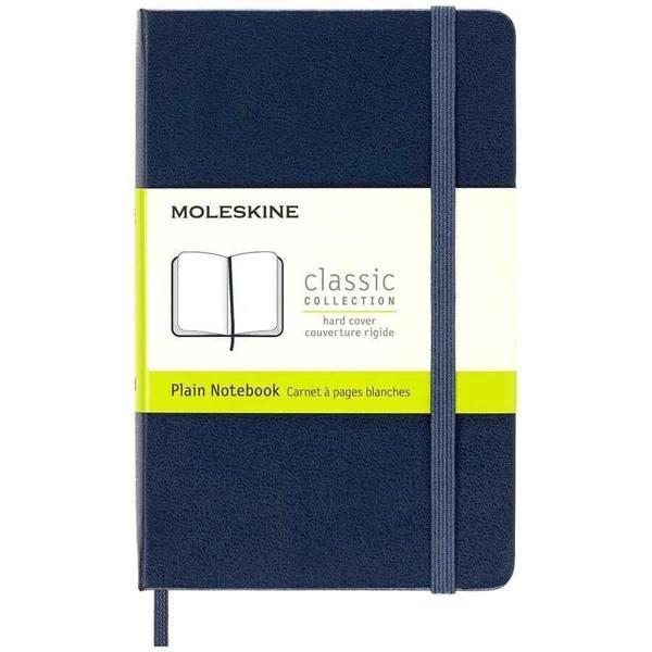 Supertrend Sert Kapak Çizgisiz Defter Cep Boy 9x14 cm. 192 Sayfa Safir Mavi - Image 1