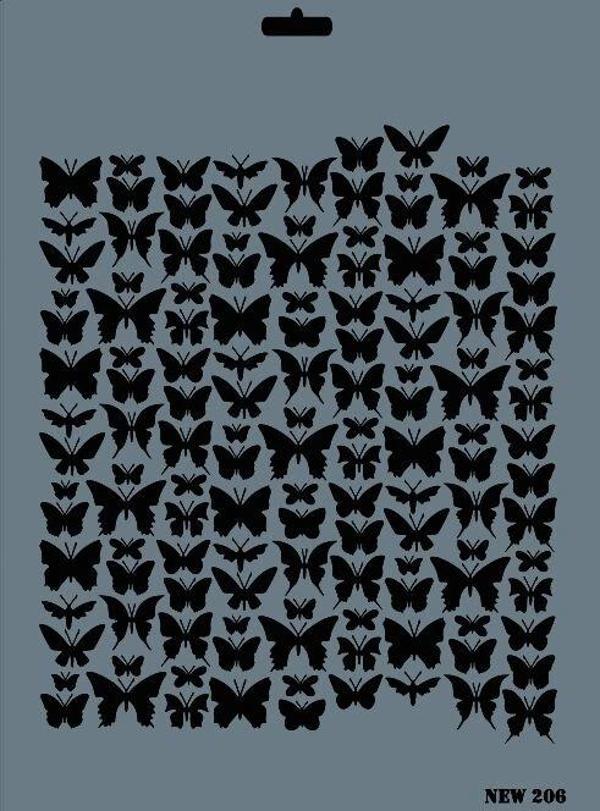 Supertrend Stencil Boyama Şablonu 25x35 cm. NEW-206 - Image 1