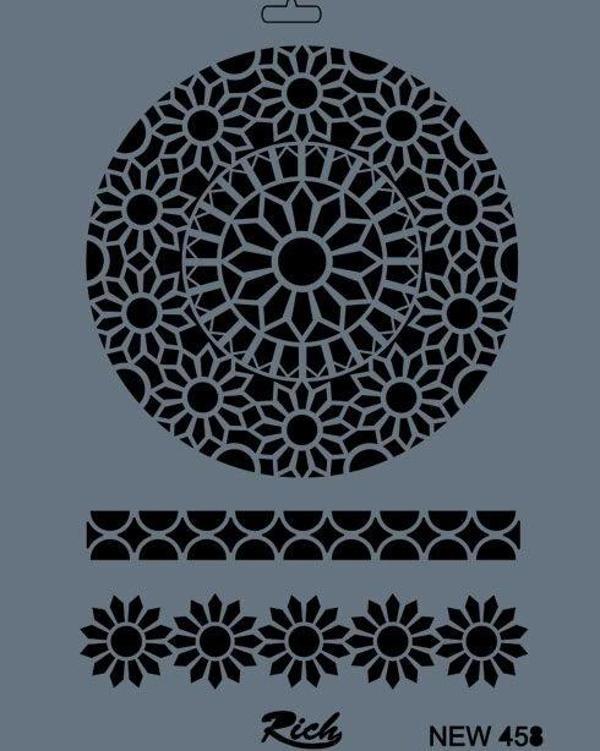 Supertrend Stencil Boyama Şablonu 25x35 cm. NEW-458 - Image 1