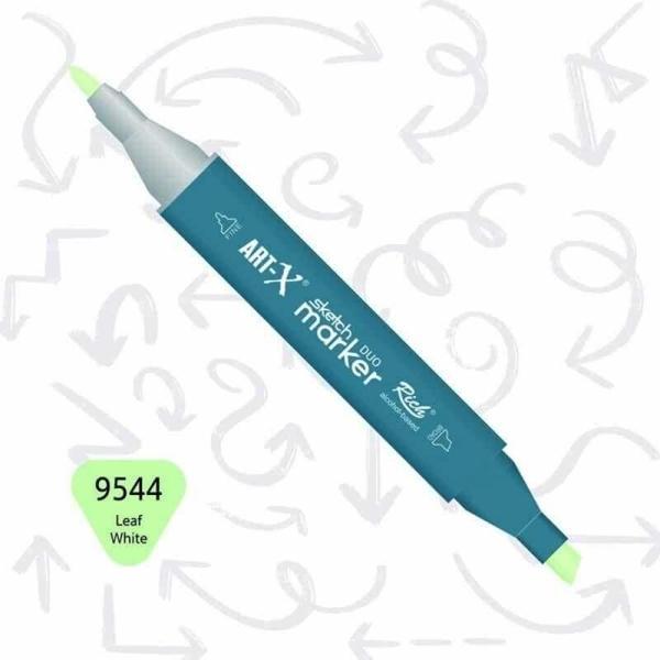 Supertrend Supertrend Sketch Marker Duo Çift Uçlu Marker Kalem 9544 Leaf White - Image 1