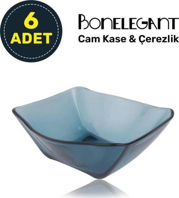 Bonelegant 6 Parça Lacivert Cam Kase&Çerezlik - Image 1