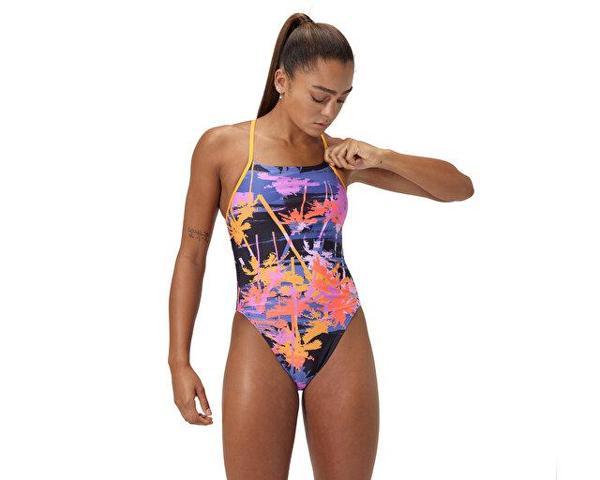 Speedo Alov Digi Lat Tbk Af 1Pc Assorted Kadın Yüzücü Mayosu 8-00406417974 Renkli - Image 1