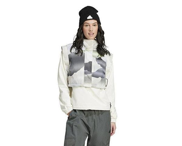 adidas W C Esc Aop Vst Kadın Günlük Yelek IX3838 Krem - Image 1