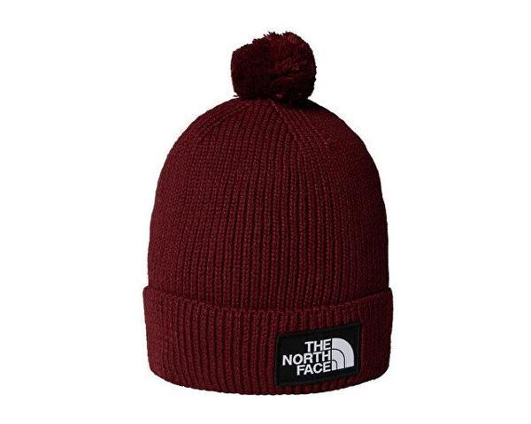 The North Face Tnf Logo Box Pom Beanie Bere NF0A8CHF0VO1 Kırmızı - Image 1