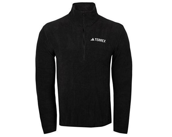 adidas W Mt Ess Hz Fl Kadın Outdoor Polar Sweatshirts JX5067 Siyah - Image 1