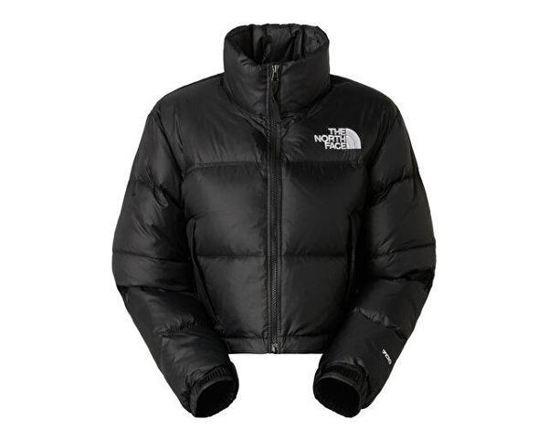 The North Face W Nuptse Short Jacket Kadın Outdoor Montu (700 Dolgu Kaz Tüyü) NF0A5GGEGOG1 Siyah - Image 1