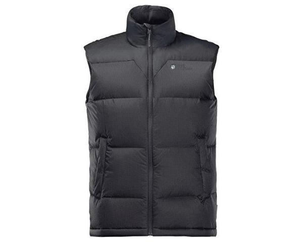 Jack Wolfskin Dna Tundra Down Vest Erkek Outdoor Yeleği 1207181-6350 Gri - Image 1