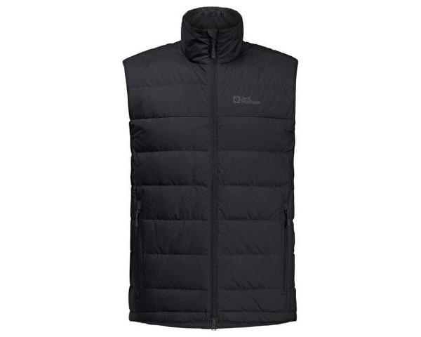 Jack Wolfskin Ather Down Vest M Erkek Outdoor Yelek 1207691-6000 Siyah - Image 1