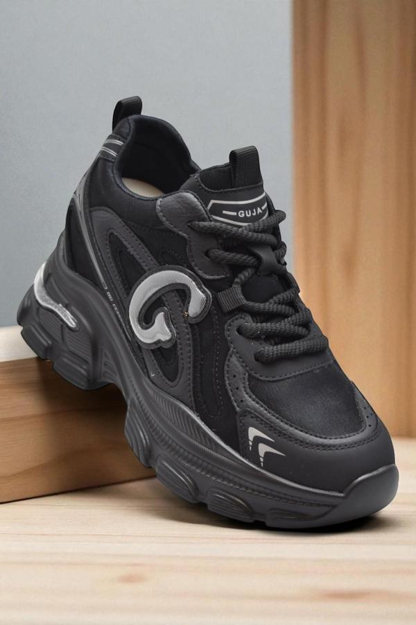 Full Ortopedik Taban Günlük Kadın Spor Ayakkabı Kalın Taban İçten Dolgu Taban  Guja 24K450 - Image 1