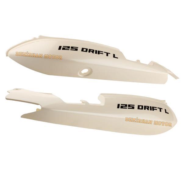 Mondial Drift L 125 Sele Altı Yan Kapak Takımı Beyaz - Image 1